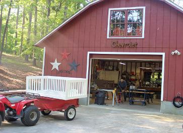 porch bed, hanging bed, swing bed, bed for porch, atlanta porch bed