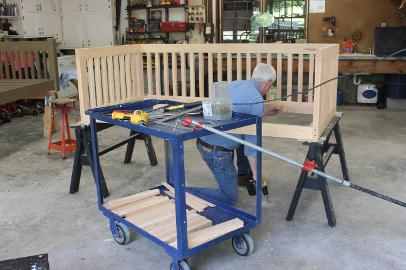 porch bed, hanging bed, swing bed, bed for porch, atlanta porch bed